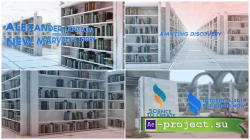 Videohive - Book In The Library | Science - 22543718 - Project for After Effects