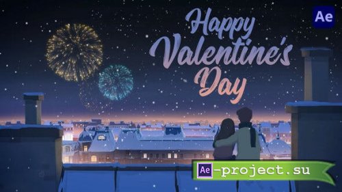 Videohive - Happy Valentine's Day Card Animation [After Effects] - 35608209 - Project for After Effects