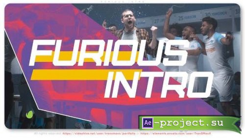 Videohive - Furious Intro - 35464648 - Project for After Effects