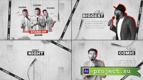 Videohive - Stand Up Show Opener - 34621749 - Project for After Effects