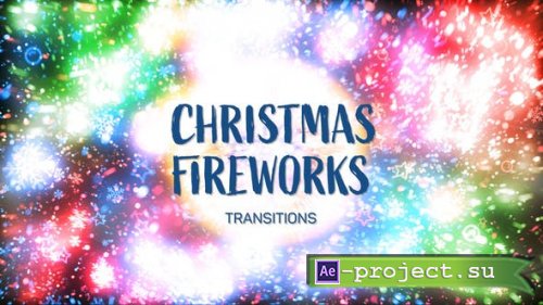 Videohive - Christmas Fireworks Transitions - 35022098  - Premiere Pro Templates