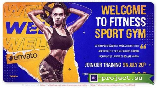 Videohive - Fitness And Sport Motivation Promo - 34757555  - Project for After Effects
