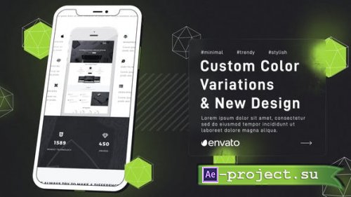 Videohive - Glass Minimal App Promo - 35452410 - Project for After Effects