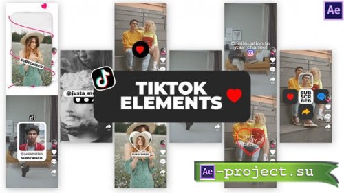 Videohive - TikTok Elements - 35435850 - Project for After Effects