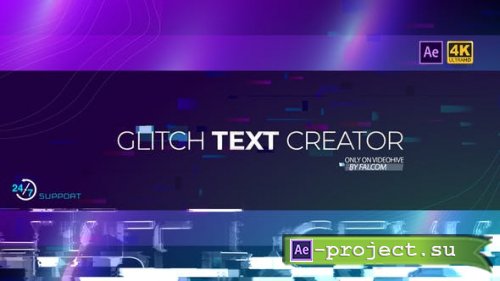 Videohive - Glitch Text Creator - 29599800 - Project for After Effects