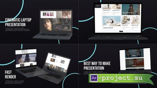 Videohive -  Laptop Mockup Promo - 35143754 - Project for After Effects
