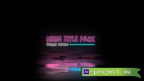 Videohive - Neon Title Pack - 35321160 - Project for DaVinci Resolve