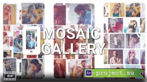 Videohive - Mosaic Photo Gallery Vertical - 33676989 - Project for After Effects