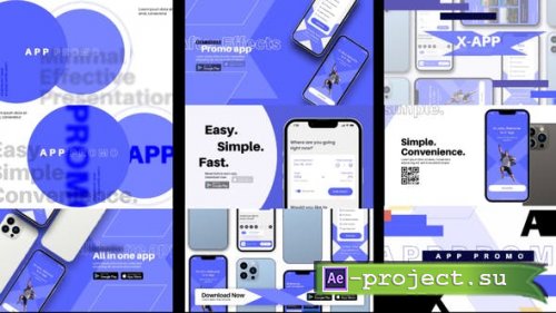 Videohive - Minimal App Explainer Promo - 35662591 - Project for After Effects