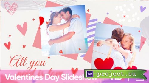 Videohive - Valentines Day Slideshow - 35684455 - Project for After Effects