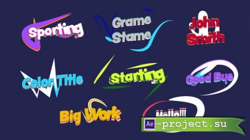 Videohive - Color Text Animation - 35706247 - Project for After Effects
