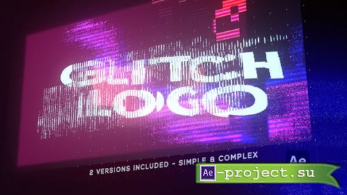 Videohive - Glitch Logo / Text Intro - 35734230 - Project for After Effects
