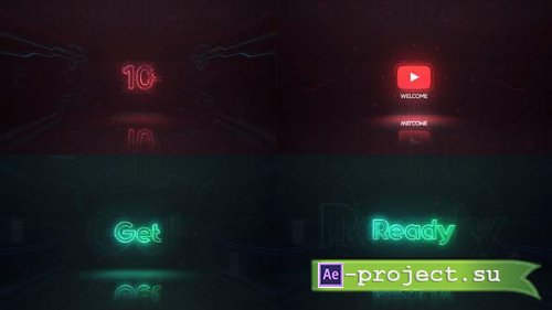 Videohive - Digital Countdown Logo Intro - 22341184 - Project for After Effects