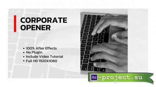 Videohive - Corporate Opener - 35733208 - Project for After Effects