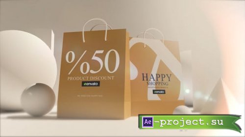 Videohive - Paper Bag Mock-up - 35760806 - Project for After Effects