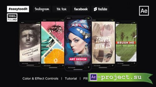 Videohive - Instagram Stories | Artistic 02 - 35798180 - Project for After Effects