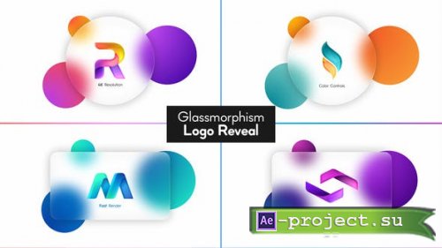 Videohive - Glassmorphism Logo Reveal - 32164235 - Project for After Effects