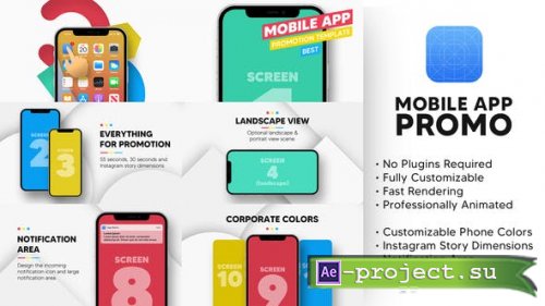 Videohive - Mobile App Promo - 30633792 - Project for After Effects