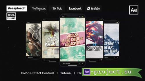 Videohive - Instagram Stories | Artistic 01 - 35798263 - Project for After Effects