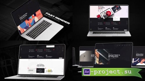 Videohive -  Fast Laptop Website Promo - 35656827 - Project for After Effects