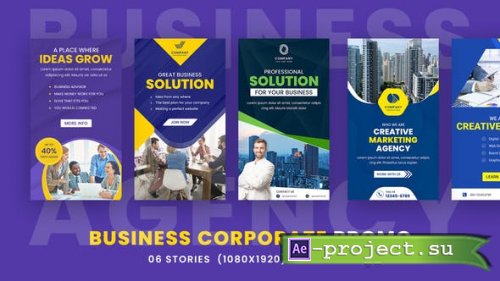 Videohive - Business Corporate Promo Stories Pack - 35812424 - Project for After Effects