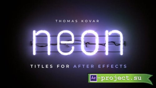 Videohive - Neon Titles for After Effects - 35766258 - Project for After Effects