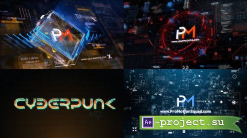 Videohive - Cyberpunk Intros - 35831204 - Project for After Effects