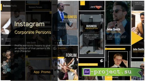 Videohive - Business Person Profile Stories - 35856292 - Project for After Effects