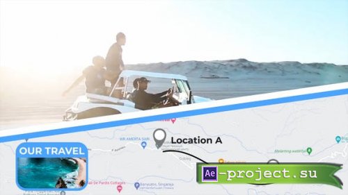 Videohive - Travel Map Sidebars - 35877270 - Project for After Effects