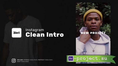 Videohive - Instagram Clean Intro - 35888023 - Project for After Effects