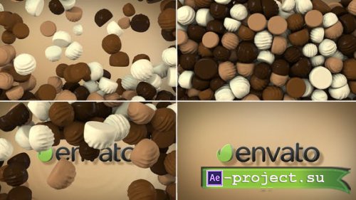 Videohive - Chocolate Drops Logo Reveal - 35890518 - Project for After Effects