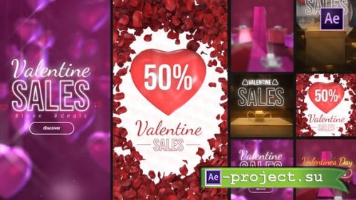 Videohive - Valentine Sales Instagram Stories - 35915180 - Project for After Effects