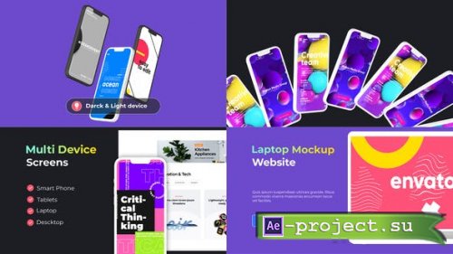 Videohive - Multi Devices | Web promo - 35891713 - Project for After Effects