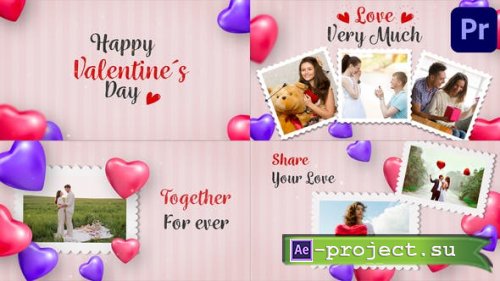 Videohive - Valentine Day Slideshow | Mogrt - 35852076 - Premiere Pro Templates