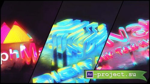 Videohive - Colorful Abstract Extrusion Logo Reveal - 35890795 - Project for After Effects