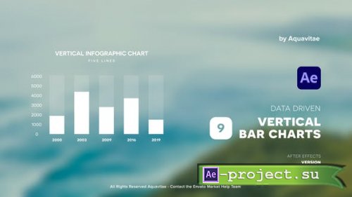 Videohive - Simple Vertical Bar Charts - 35856431 - Project for After Effects