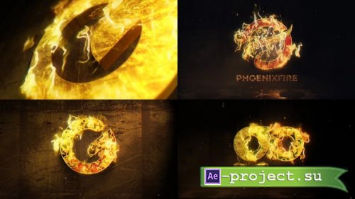 Videohive - The Golden Fire Logo Reveal - 35920055 - Project for After Effects