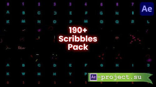 Videohive - Scribble & Alphabet Pack - 35853459 - Project for After Effects