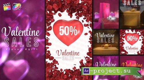 Videohive - Valentine Sales Stories Pack - 35938119 - Project For Final Cut & Apple Motion