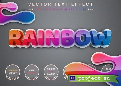 Rainbow - Editable Text Effect - 6959162