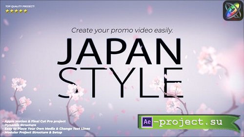 Videohive - Japan Style Intro - Romantic Titles Animation Promo - 35180549 - Project For Final Cut & Apple Motion