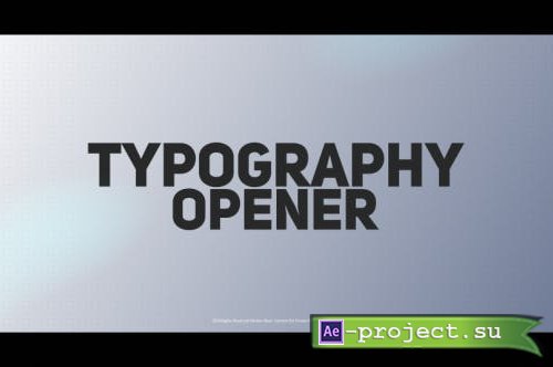 Videohive Typography Opener 19866420 Project For After Effects Videohive Typography Opener 19866420 Project For After Effects