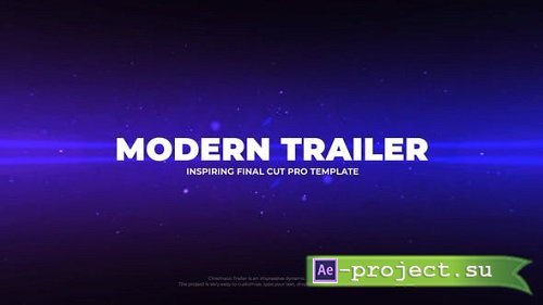 Videohive - Modern Trailer for FCPX - 35906716 - Project For Final Cut & Apple Motion