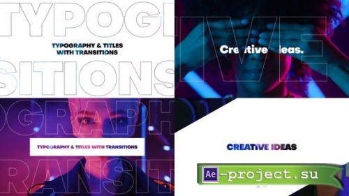 Videohive - Animated Titles in Transitions - 35915325 - Project for After Effects