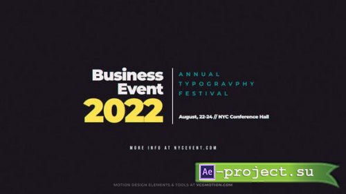 Videohive - Titles - Business Conference - 35960750 - Project for After Effects