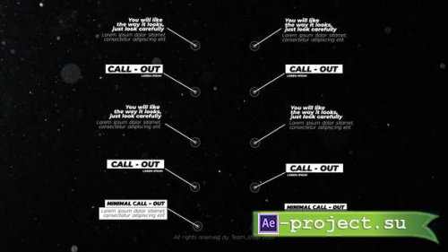 Videohive - Call Outs Titles | After Effects - 35889151 - Project for After Effects