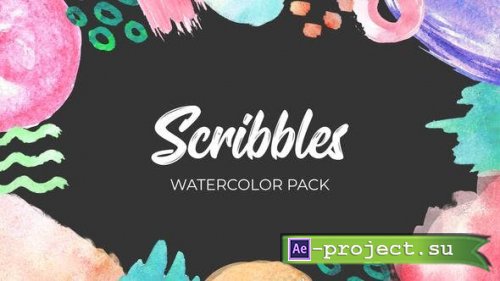 Videohive - Scribbles. - Watercolor Pack - 35882059 - Project for After Effects