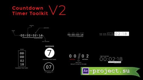 Videohive - Coutdown Timer Toolkit V2 - 35939264 - Project for After Effects