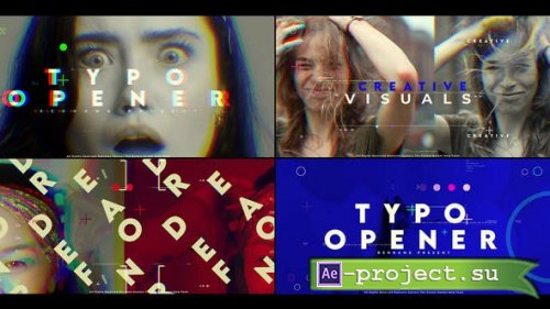 Videohive - Typo Opener - 35533639 - Project for After Effects