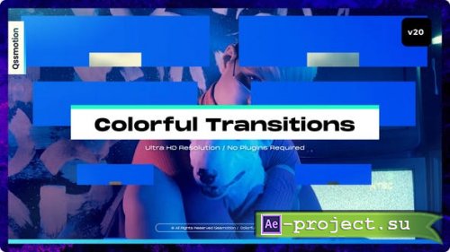 Videohive - Colorful Transitions - 35973372 - Project for After Effects
